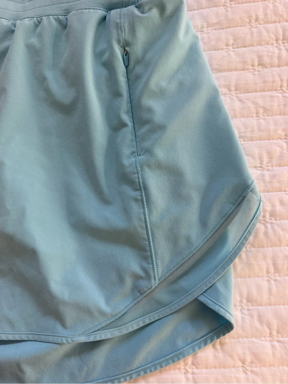 lululemon athletica Light Blue Hotty Athletic Skort